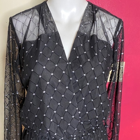 Amanda Uprichard Revolve Yesinia Dress Diamond Mesh - Picture 5 of 12